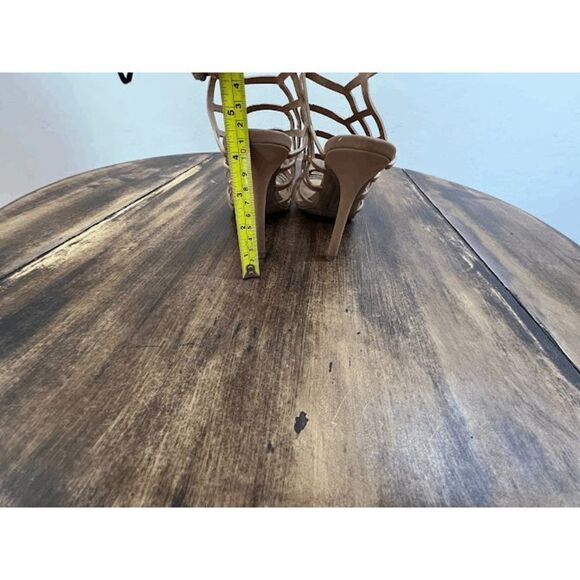 size 9 tan Mossimo gladiator sandal stiletto. - Picture 2 of 9